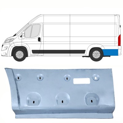 Bagskærm reparationspanel til Opel Movano 2021-2026 / Venstre 16494