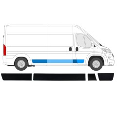 Sæt af sidelister til Opel Movano 2021-2026 / Højre / 14416