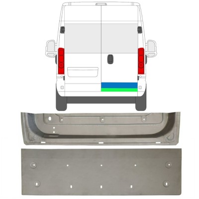 Reparationsplade til bagdør til Opel Movano 2021-2026 / Højre / Sæt 16517