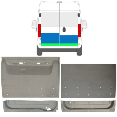 Reparationsplade til bagdør til Opel Movano 2021-2026 16509