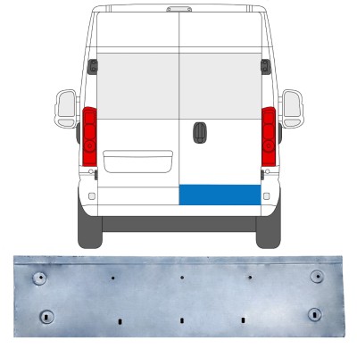 Reparationsplade til bagdør til Opel Movano 2021-2026 / Højre 16512