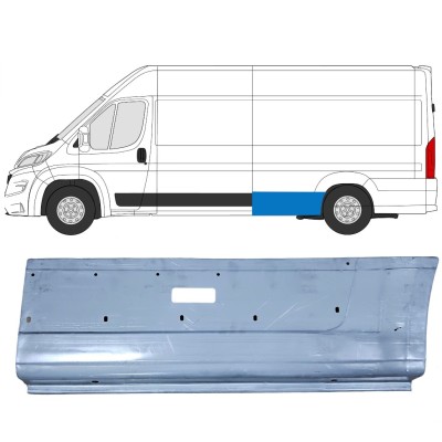 Bagskærm reparationspanel til Opel Movano 2021-2026 / Venstre 16496