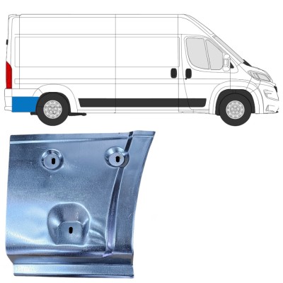 Reparationspanel til bagskærm bageste del til Opel Movano 2021-2026 / Højre 16500