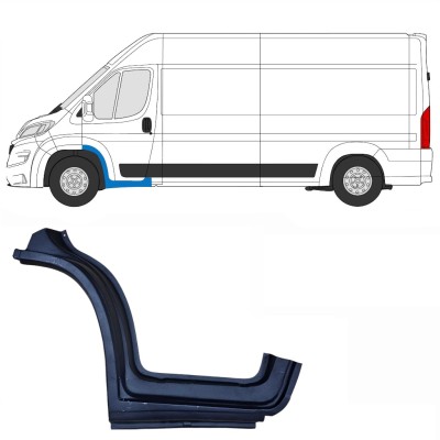 Reparationsdel til forreste dørtrin til Opel Movano 2021-2026 / Venstre 16413