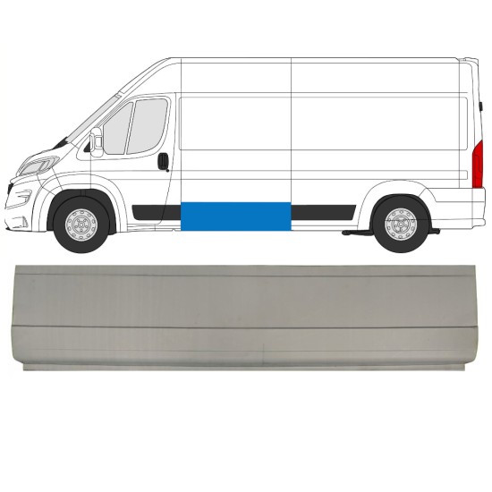 Sideplade udvendig + ydre til Opel Movano 2021-2026 / Venstre 16431