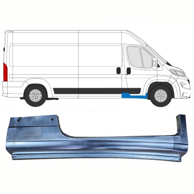 Reparationsdel til forreste dørtrin til Opel Movano 2021-2026 / Højre 16419