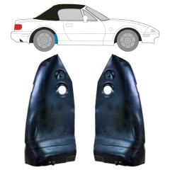 Bag hjulkasse indvendig reparationsplade til Mazda MX-5 1989-1998 / Venstre+Højre / Sæt 11889