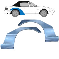 Bagskærm reparationspanel til Mazda MX-5 1989-1998 / Venstre+Højre / Sæt 9609