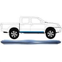 Dørpanel reparationsplade til Nissan Navara D22 1998-2005 / Venstre = Højre (symmetrisk) 8901