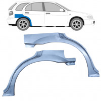 Bagskærm reparationspanel til Nissan Almera 1999-2007 / Venstre+Højre / Sæt 9630