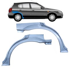 Bagskærm reparationspanel til Nissan Almera N16 1999-2007 / Venstre+Højre / Sæt 9630