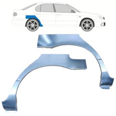 Bagskærm reparationspanel til Nissan Primera P11 1996-2001 / Venstre+Højre / Sæt 10632