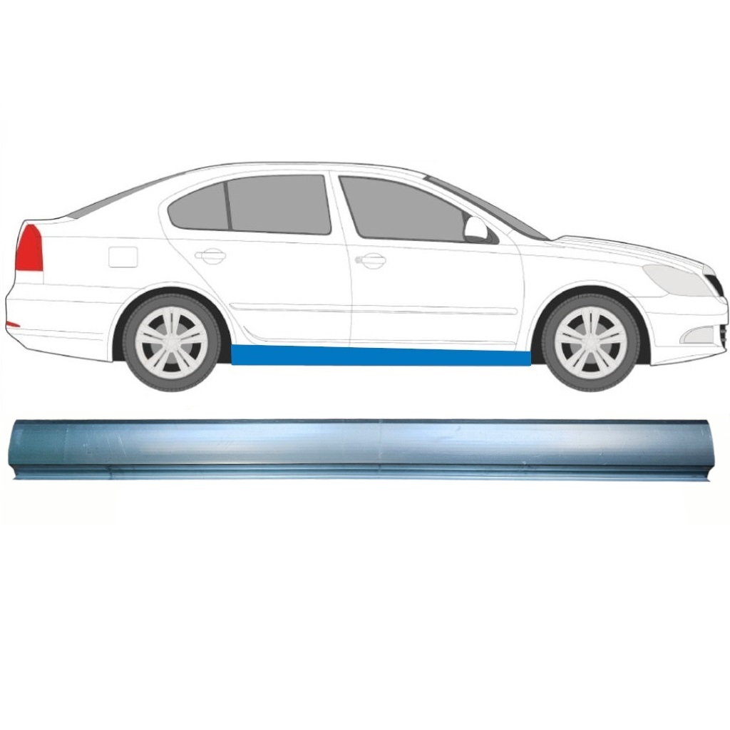 Dørpanel Reparationsplade Til Skoda Octavia 2004-2013 / Venstre = Højre (Symmetrisk) 8591