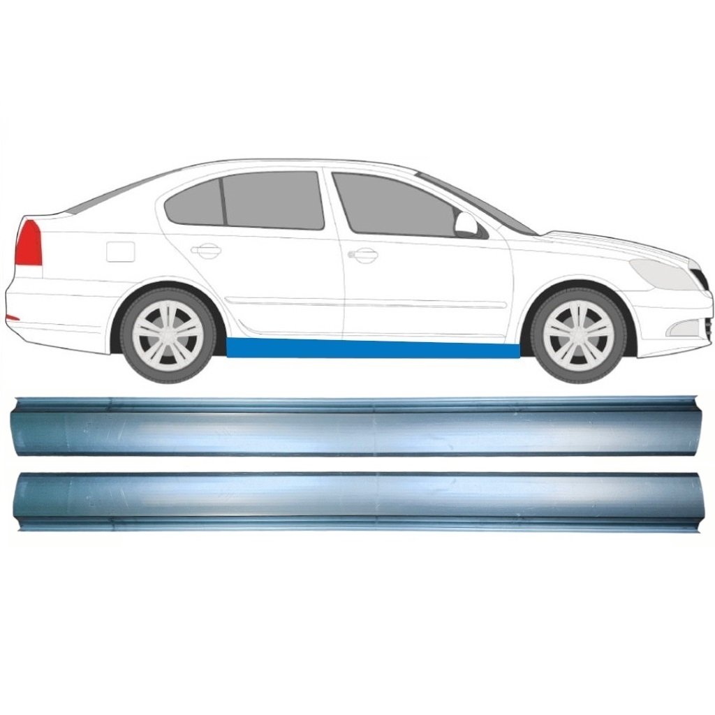 Dørpanel Reparationsplade Til Skoda Octavia 2004-2013 / Venstre = Højre (Symmetrisk) / Sæt 10309