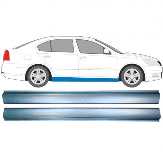 Dørpanel reparationsplade til Skoda Octavia 2004-2013 / Venstre = Højre (symmetrisk) / Sæt 10309