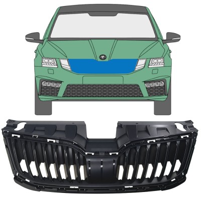 Grill til Skoda Octavia III 2017-2020 16206