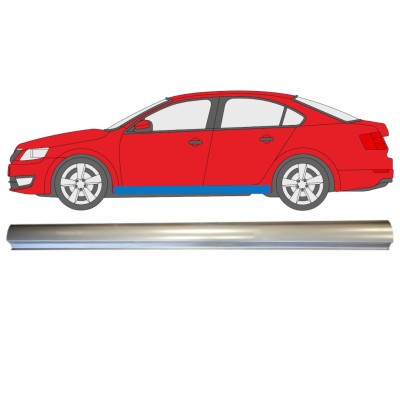 Reparationsplade til nederste del af dørpanel til Skoda Octavia III 2013-2020 / Venstre 14826