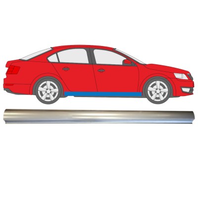 Reparationsplade til nederste del af dørpanel til Skoda Octavia III 2013-2020 / Højre 14825