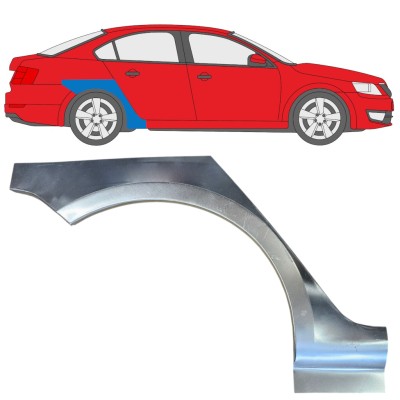 Bagskærm reparationspanel til Skoda Octavia III 2013-2020 / Højre 15862
