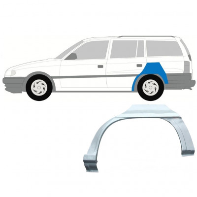 OPEL ASTRA 1991-2002 KOMBI BAGSKÆRM / VENSTRE