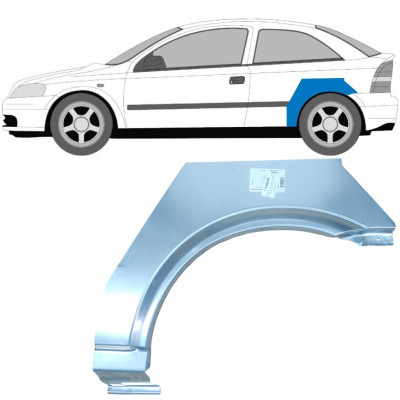 OPEL ASTRA 1998-2009 3 DØR BAGSKÆRM / VENSTRE