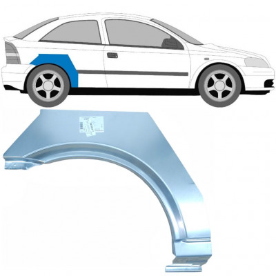 OPEL ASTRA 1998-2009 3 DØR BAGSKÆRM / HØJRE