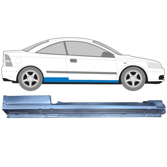 Dørpanel til Opel Astra G 1998-2009 / Højre / COUPE 15962