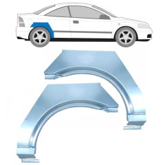 Bagskærm reparationspanel til Opel Astra G 1998-2009 / Venstre+Højre / COUPE 15961