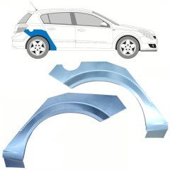Bagskærm reparationspanel til Opel Astra H 2003-2014 / Venstre+Højre / Sæt 10661