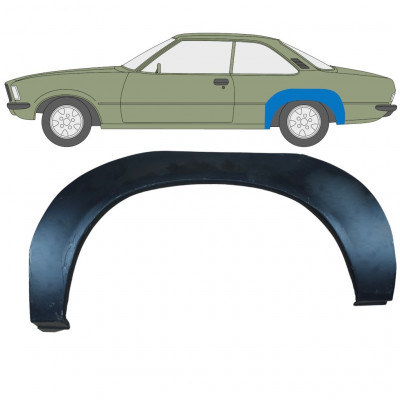 Bagskærm reparationspanel til Opel Rekord D 1972-1977 / Venstre 11099