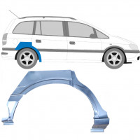 Bagskærm reparationspanel til Opel Zafira 1999-2005 / Højre 6888