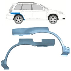 Bagskærm reparationspanel til Mitsubishi Outlander 2003-2007 / Venstre+Højre / Sæt 11539
