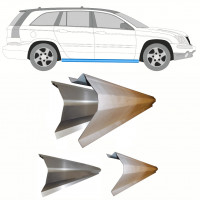 Dørpanel reparationsplade indre + ydre til Chrysler Pacifica 2003-2007 / Venstre = Højre (symmetrisk) / Sæt 10358