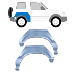 Bagskærm reparationspanel til Mitsubishi Pajero 1991-2001 / Venstre+Højre / Sæt 10668