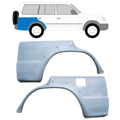 Bagskærm reparationspanel til Mitsubishi Pajero 1991-2001 / Venstre+Højre / Sæt 10402