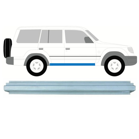 Dørpanel reparationsplade til Mitsubishi Pajero 1991-2001 / Venstre = Højre (symmetrisk) 15999