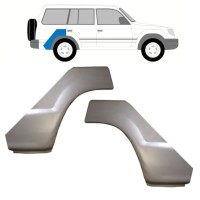 Bagskærm reparationspanel til Mitsubishi Pajero 1991-2001 / Venstre+Højre / Sæt 16151