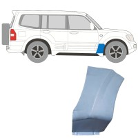 Skærmkant reparationsplade til Mitsubishi Pajero 1999-2006 / Højre 16901