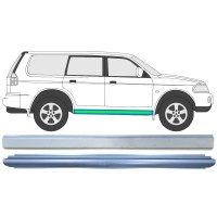Dørpanel reparationsplade indre + ydre til Mitsubishi Pajero Sport 1996-2008 / Venstre = Højre (symmetrisk) / Sæt 14873