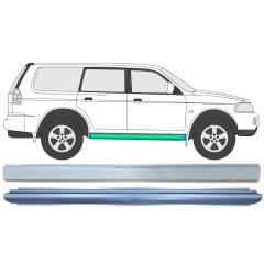Dørpanel reparationsplade indre + ydre til Mitsubishi Pajero Sport 1996-2008 / Venstre = Højre (symmetrisk) / Sæt 14873