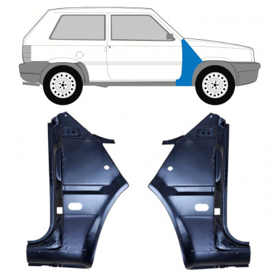 Forskærm til Fiat Panda 1980-2002 / Sæt 11813