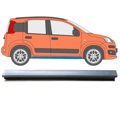 Dørpanel reparationsplade til Fiat Panda 2012- / Venstre = Højre (symmetrisk) 14970