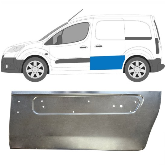 Reparationsplade til skydedør til Citroen Berlingo 2008-2018 / Venstre 16628