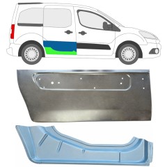 Reparationsplade skydedør indre og ydre til Citroen Berlingo 2008-2018 / Højre 17086