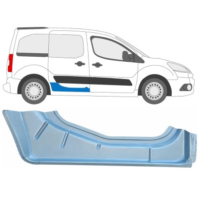 Reparationspanel til skydedør indvendig til Citroen Berlingo 2008-2018 / Højre 17070