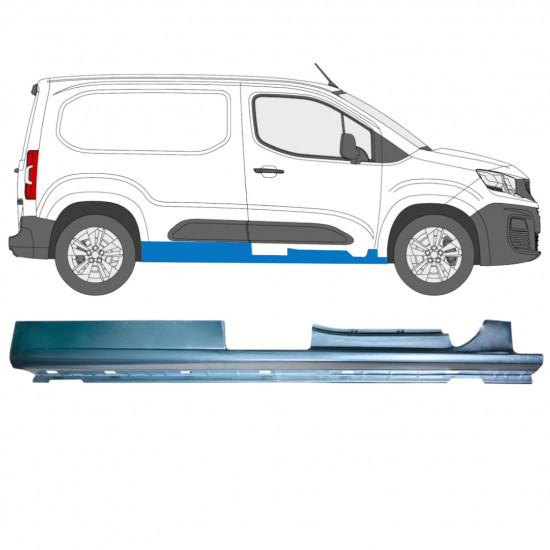 Dørpanel til Peugeot Partner 2018-2023 / Højre 12878