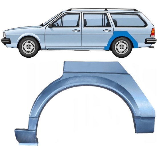 Bagskærm reparationspanel til Volkswagen Passat B2 1980-1988 / Venstre / COMBI 7111