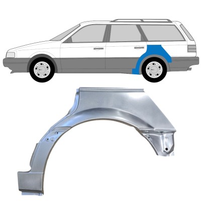 Bagerste hjulkasse til Volkswagen Passat B3 1988-1993 / Venstre / COMBI 14520