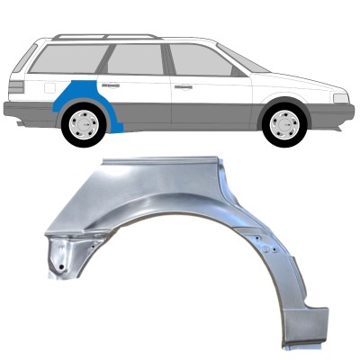 Bagskærm reparationspanel til Volkswagen Passat B3 1988-1993 / Højre / COMBI 14519