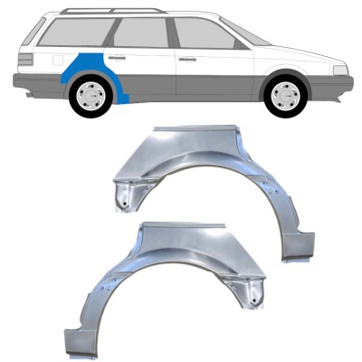 Bagskærm reparationspanel til Volkswagen Passat B3 1988-1993 / Venstre+Højre / COMBI 14521